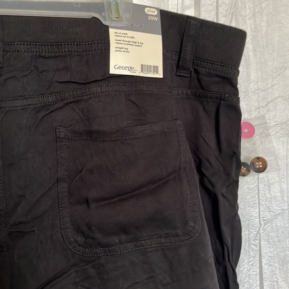 NWT George plus Rayon casual shorts black - Picture 5 of 9